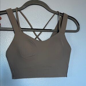 Lululemon Athletica Light Gray Like A Cloud Sports Bra D/DD